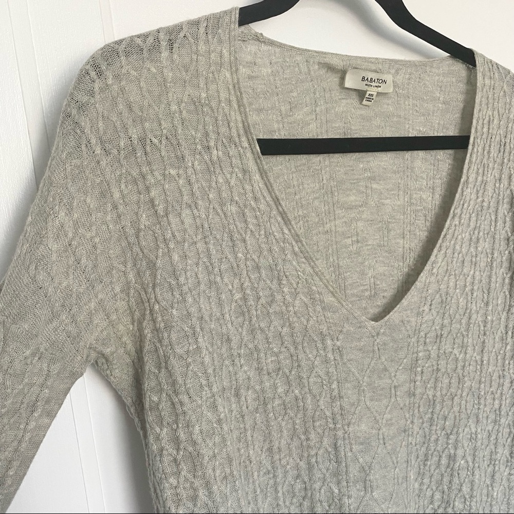 Babaton Eric Wool Cable Knit Sweater